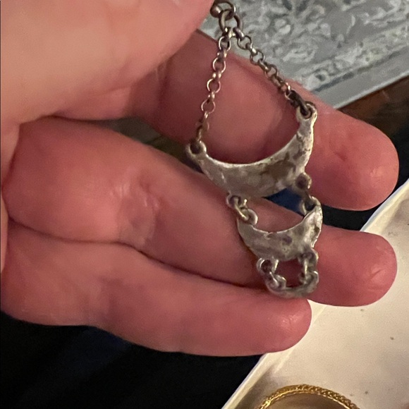 Beautiful Silver Small Chandelier Earrings - Picture 2 of 2